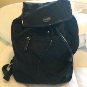 Black coach backpack